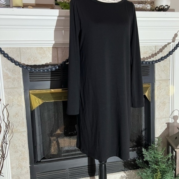 Eileen Fisher Shirt Dress in Black - Picture 5 of 13